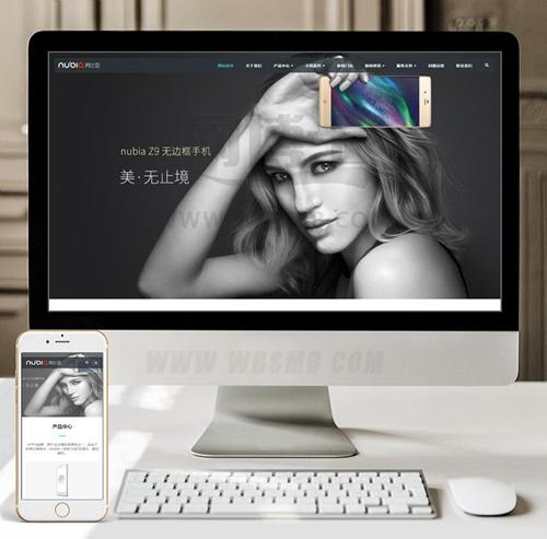 （自适应手机版）响应式电子手机配件类网站织梦模板 HTML5电子科技手机耳机蓝牙产品